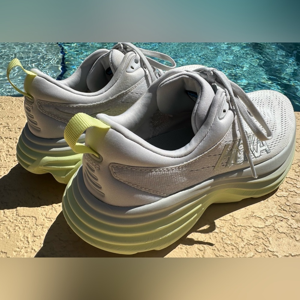 Hoka One One Bondi 8 Nimbus Cloud Running Shoes Women’s Size 8 in Extra VGC - Picture 6 of 15